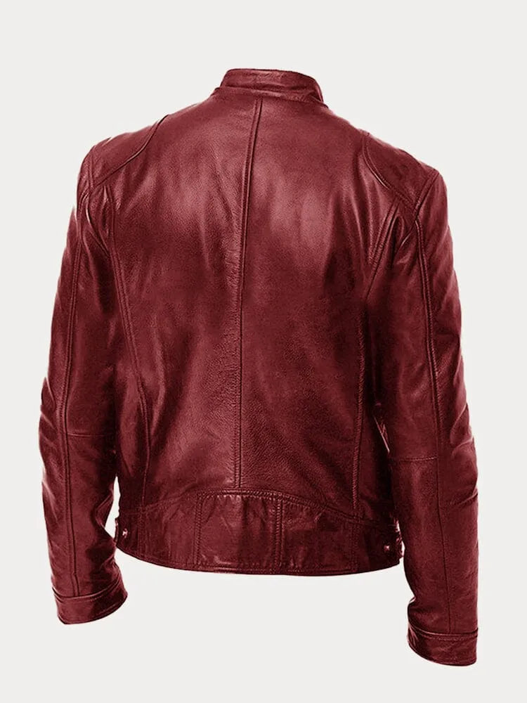 Édouard™ - Veste en cuir décontractée