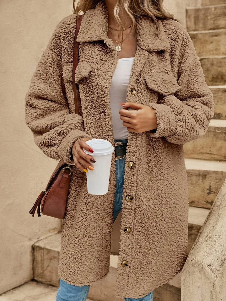 Mireille | Veste Sherpa douillette