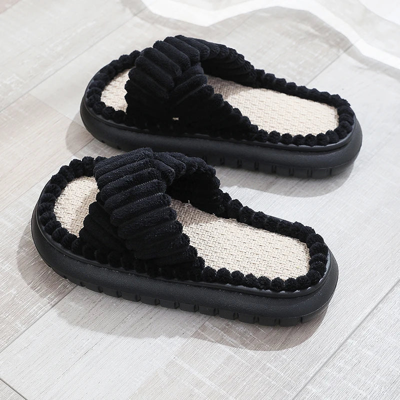 Jillie - Chaussures de luxe en peluche pour dames