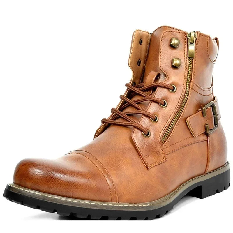 Damon | Bottes en cuir à lacets élégantes pour toutes les occasions