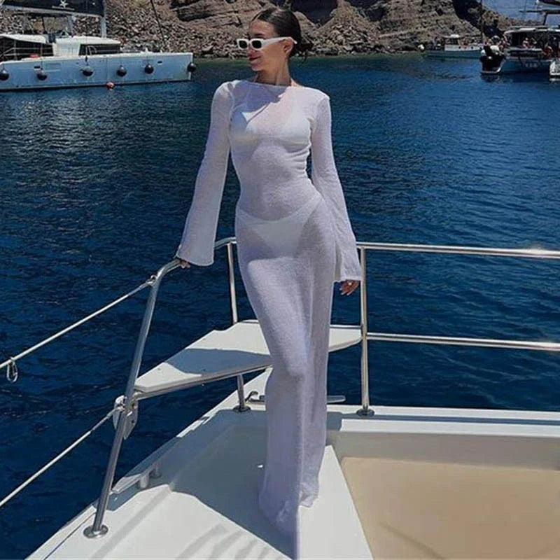 Nicky | Robe élégante transparente
