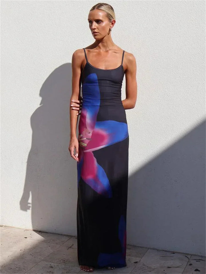 Robe florale élégante pour une coupe ajustée
