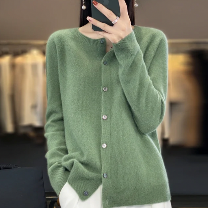 Noelle™ - Cardigan en Laine Douillet