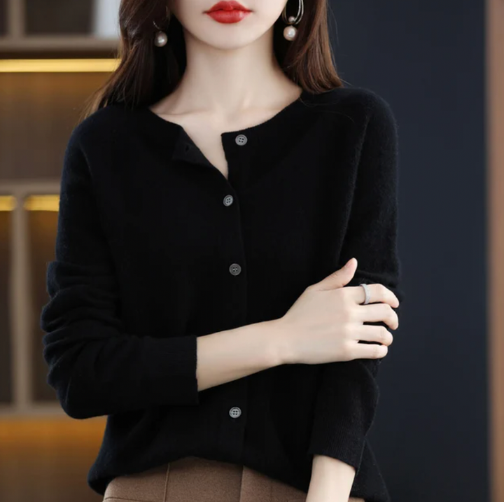 Noelle™ - Cardigan en Laine Douillet