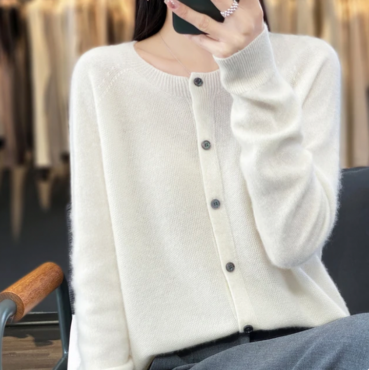 Noelle™ - Cardigan en Laine Douillet