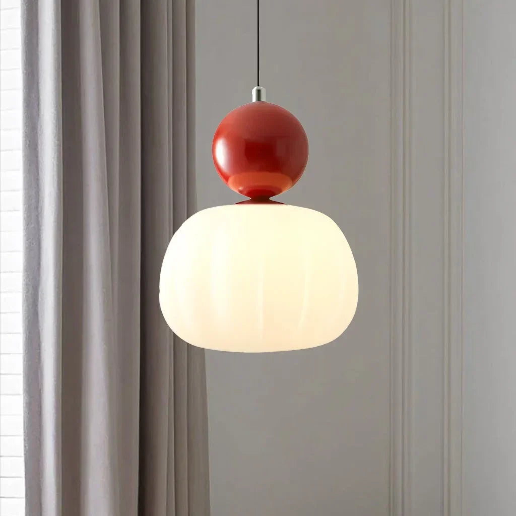 Elégante lampe à suspension Art Deco Scout Cream