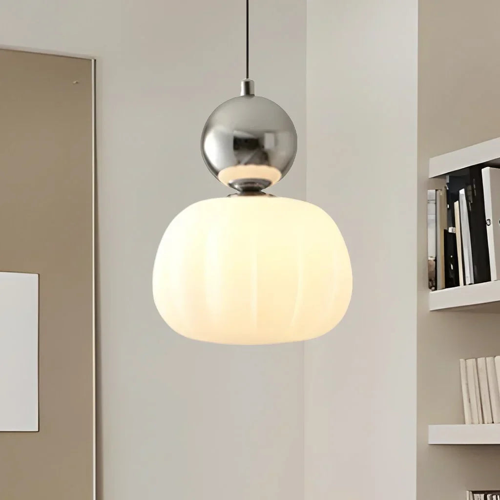 Elégante lampe à suspension Art Deco Scout Cream