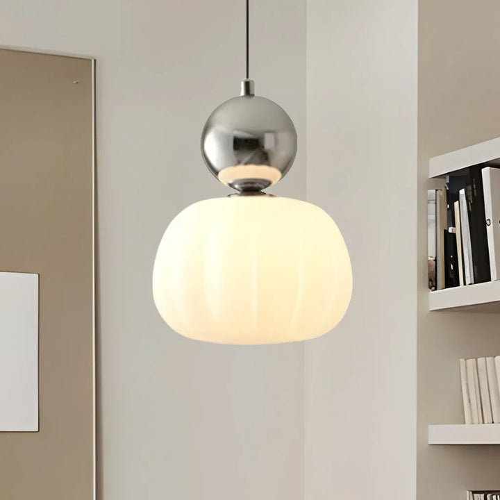 Elégante lampe à suspension Art Deco Scout Cream
