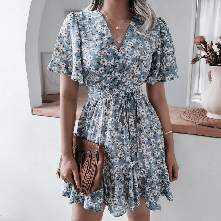 Femke | Robe florale élégante et confortable