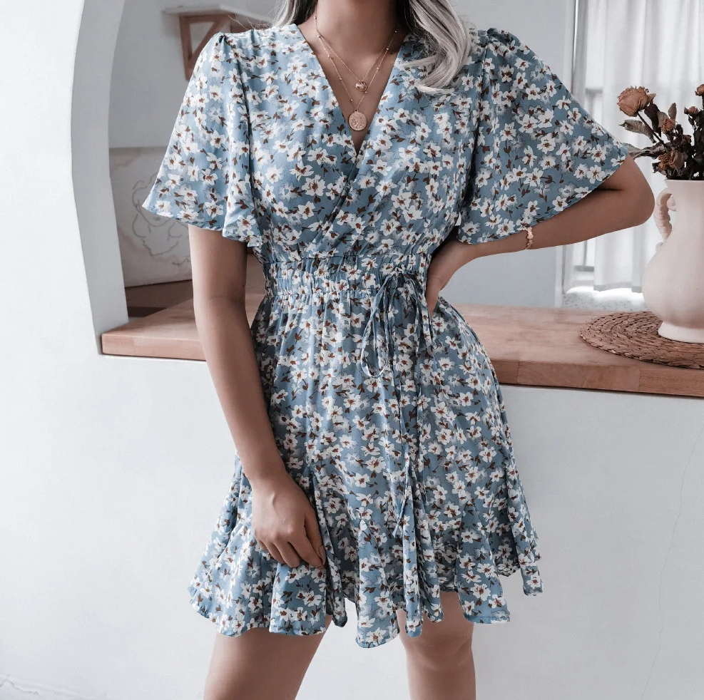 Femke | Robe florale élégante et confortable
