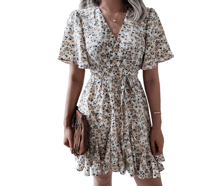 Femke | Robe florale élégante et confortable