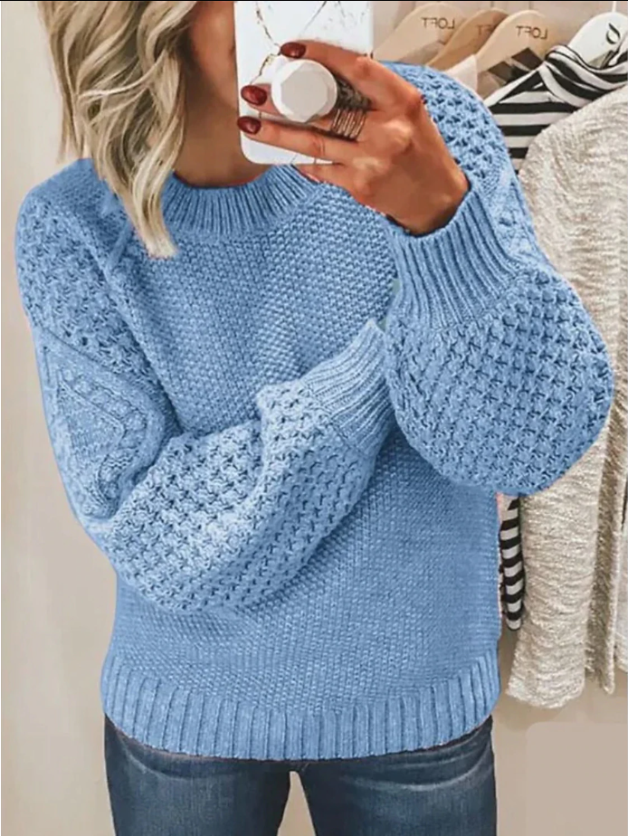 Fiene - Pull élégant en tricot côtelé pour un confort ultime et un look décontracté
