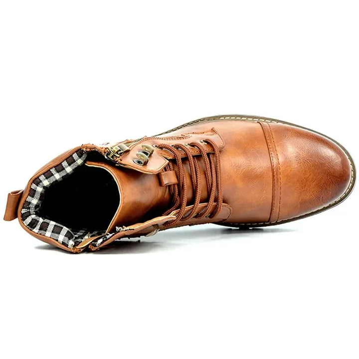 Damon | Bottes en cuir à lacets élégantes pour toutes les occasions