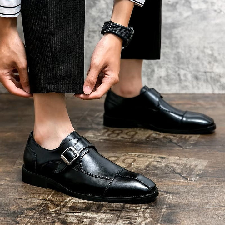 Quinlan Single Monk Strap Shoes pour une élégance sans faille