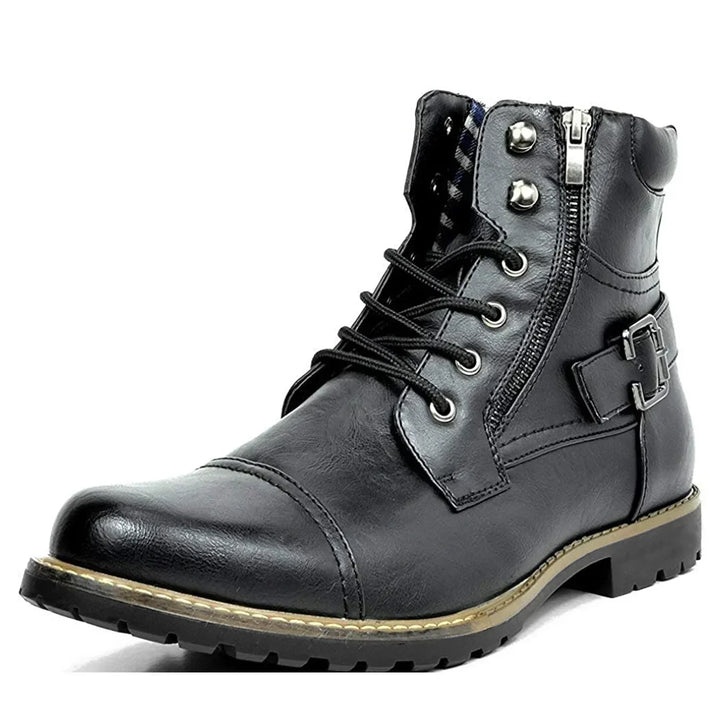 Damon | Bottes en cuir à lacets élégantes pour toutes les occasions