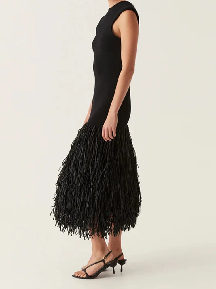 Renne | Robe chic et flatteuse avec pompons ludiques