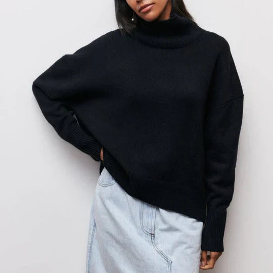 Lucila - Pull à col roulé élégant et confortable pour femme