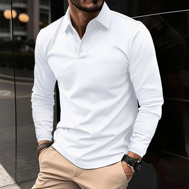 Émeric™ - Polo décontracté à manches longues.