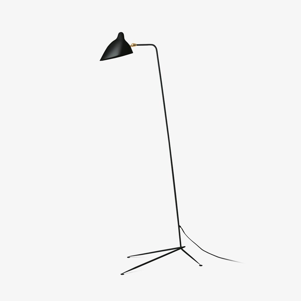 Elégant lampadaire Serge Mouille