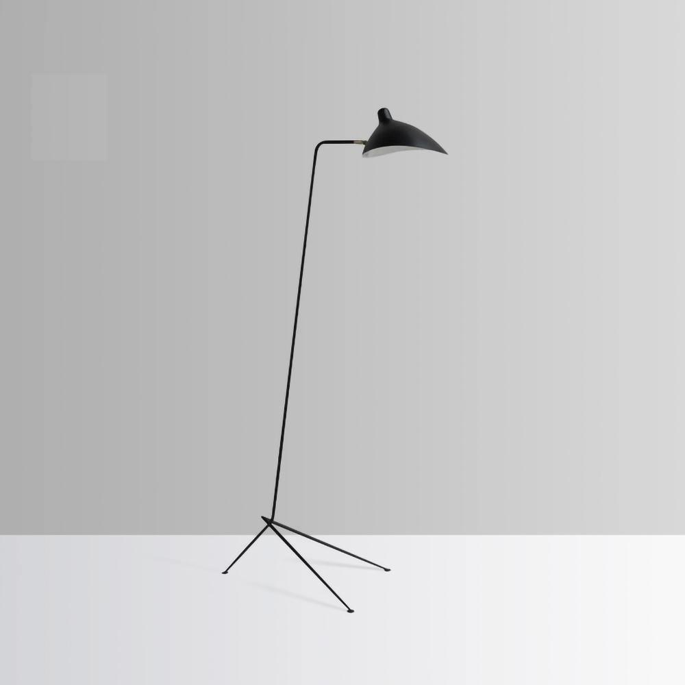Elégant lampadaire Serge Mouille