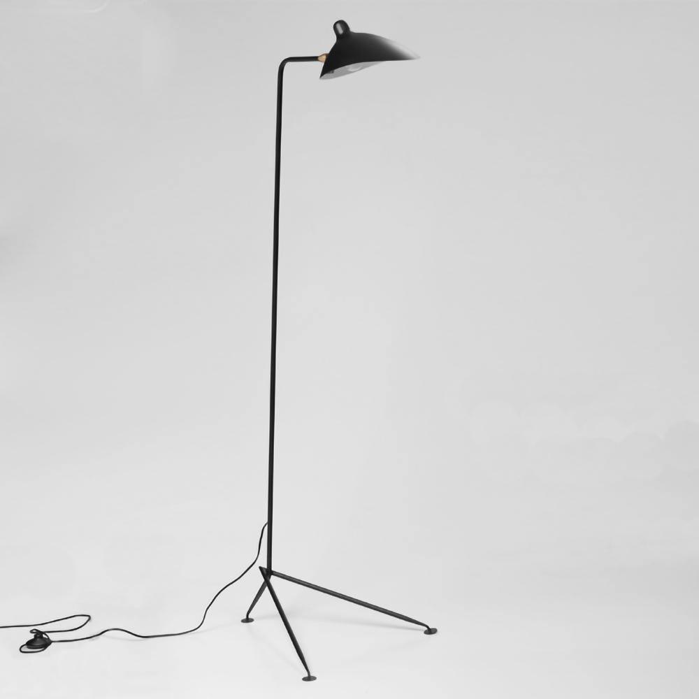 Elégant lampadaire Serge Mouille
