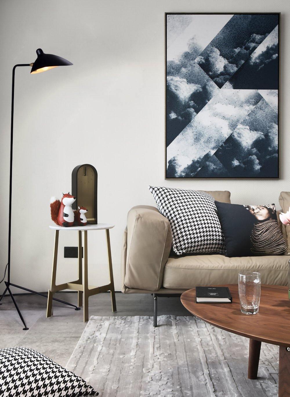 Elégant lampadaire Serge Mouille