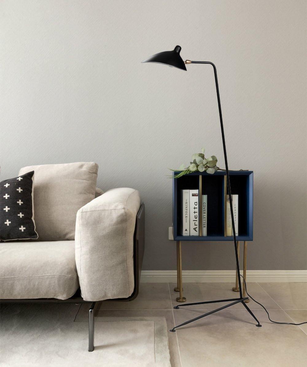 Elégant lampadaire Serge Mouille
