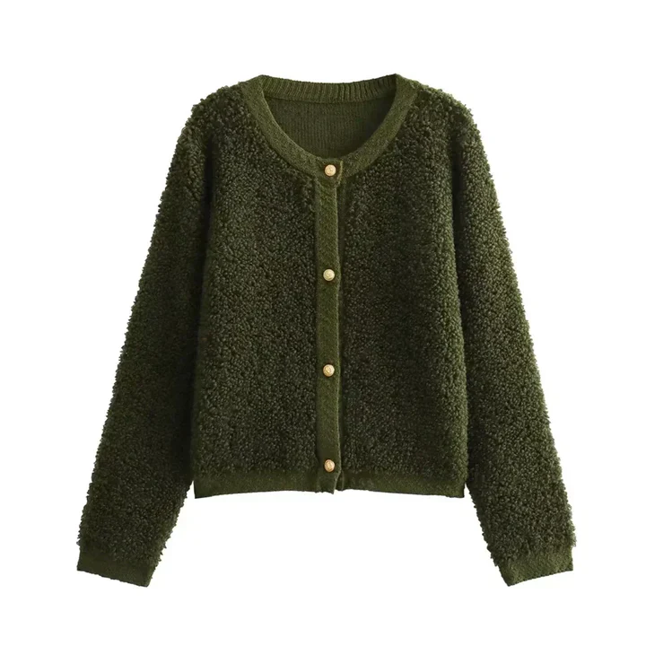 Avelina - Cardigan Teddy de luxe pour un ensemble douillet ultime