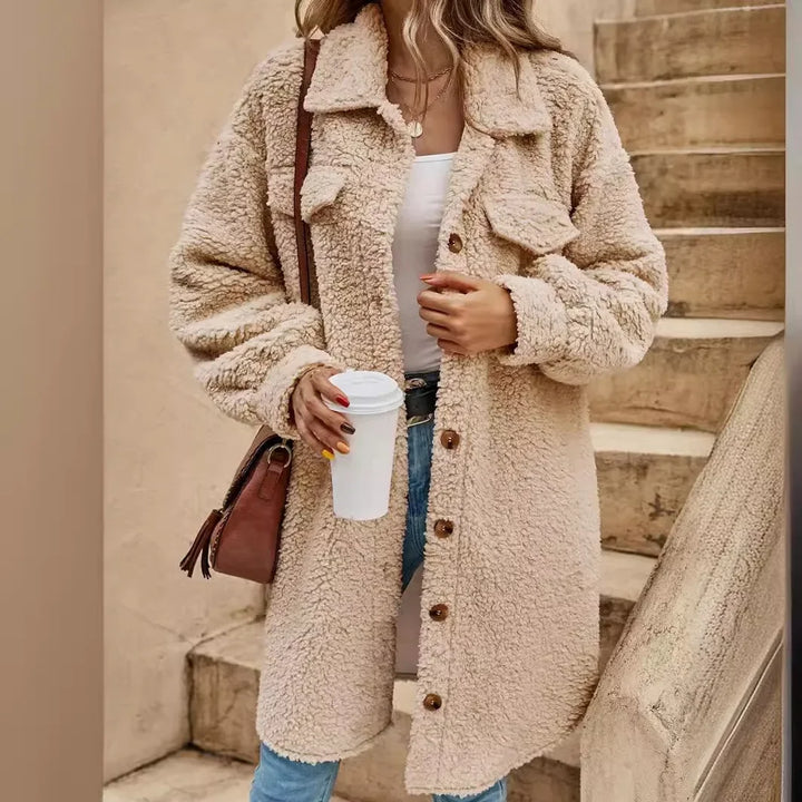 Mireille | Veste Sherpa douillette