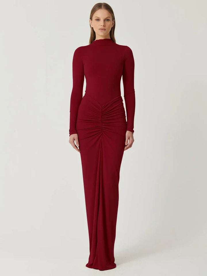 Onni | Robe longue plissée élégante pour femmes - Tendance et style