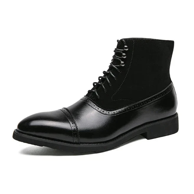 Chad | Bottes en cuir à lacets à l'élégance intemporelle