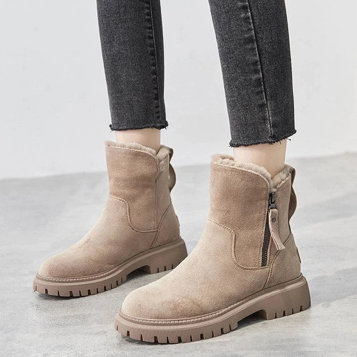 Rizah - Bottes à fermeture éclair élégantes et confortables pour femmes