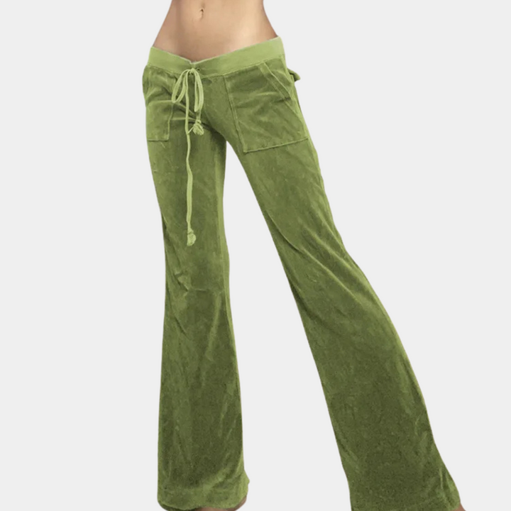 Pantalon évasé décontracté pour femmes - Miliani Collection