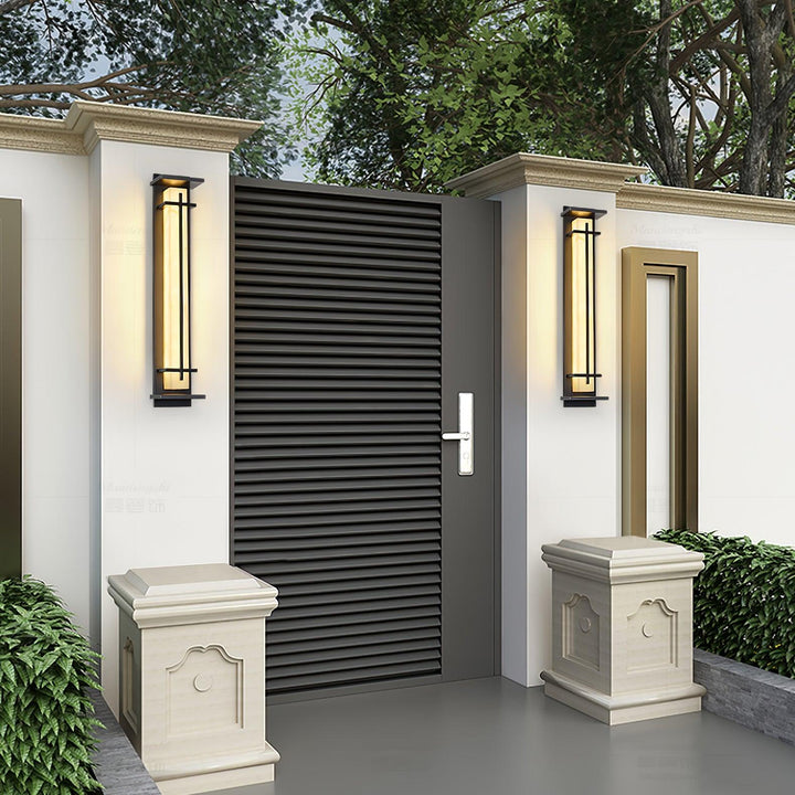 Applique moderne carrée pour l'éclairage extérieur