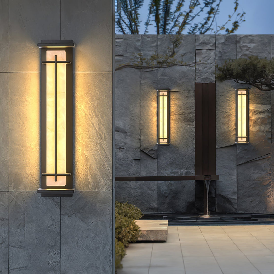 Applique moderne carrée pour l'éclairage extérieur