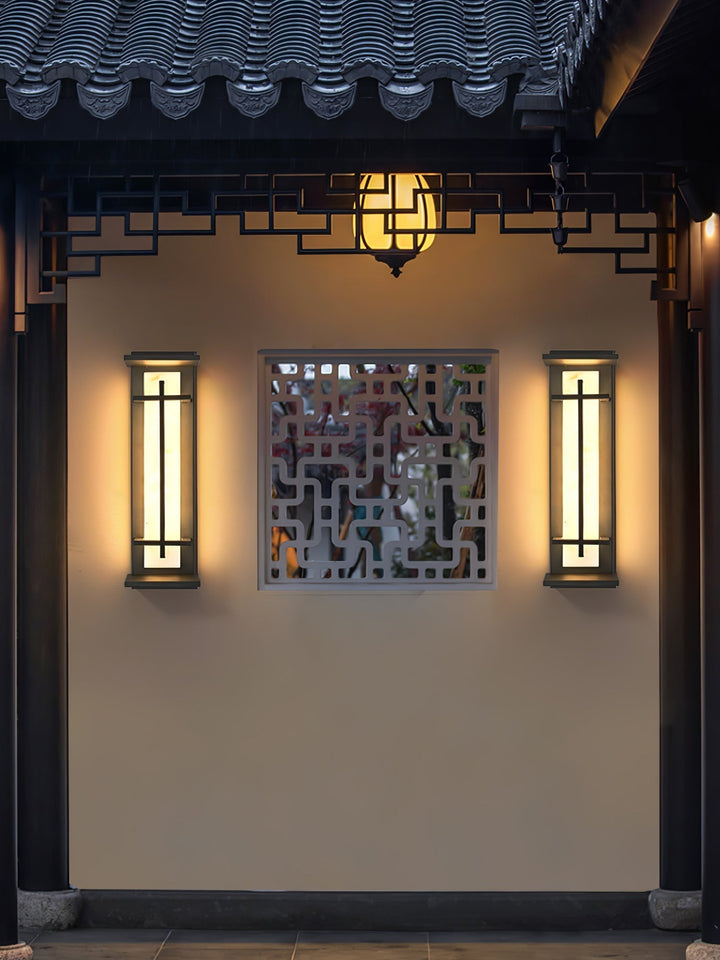 Applique moderne carrée pour l'éclairage extérieur