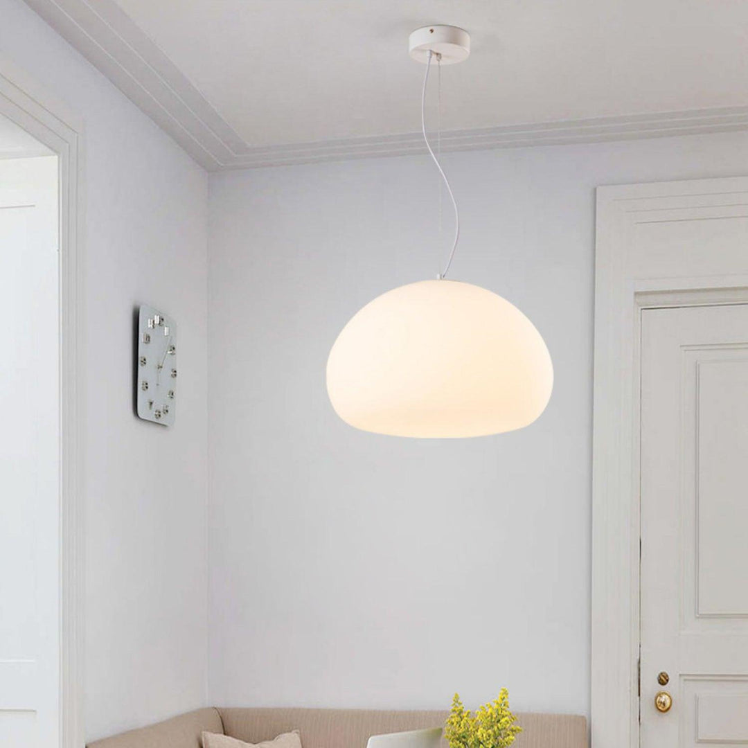 Charmante lampe suspendue à brioche cuite à la vapeur