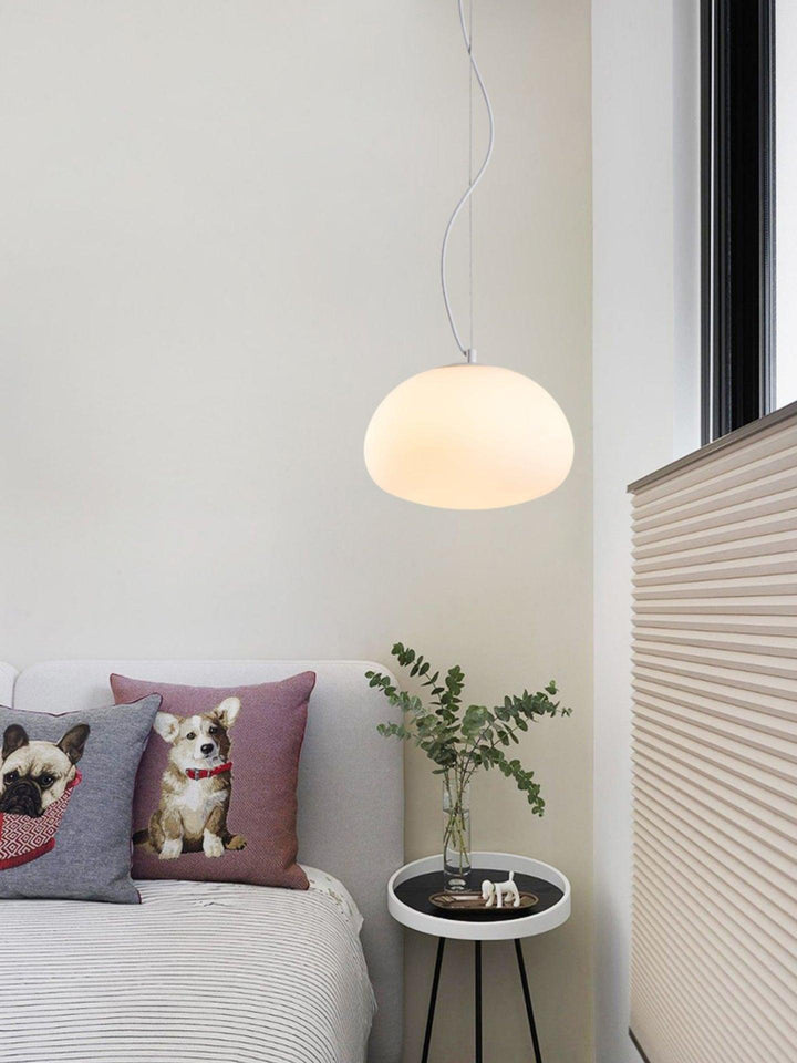 Charmante lampe suspendue à brioche cuite à la vapeur