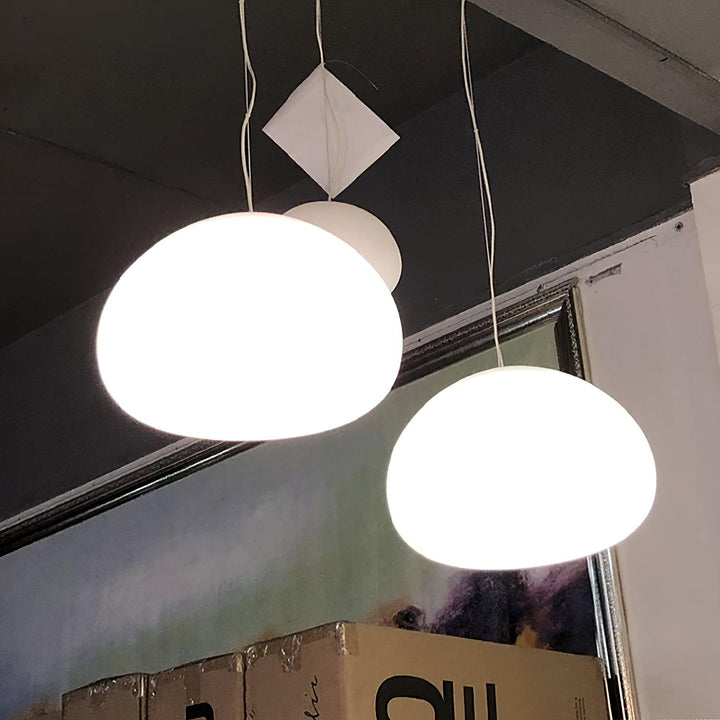 Charmante lampe suspendue à brioche cuite à la vapeur