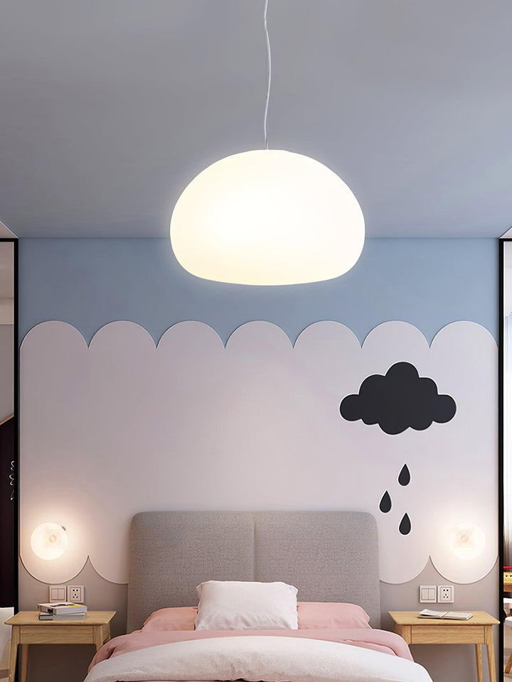 Charmante lampe suspendue à brioche cuite à la vapeur