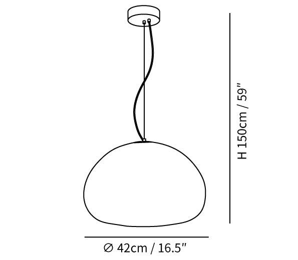 Charmante lampe suspendue à brioche cuite à la vapeur