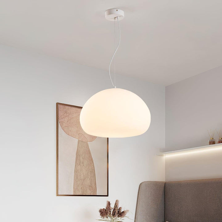 Charmante lampe suspendue à brioche cuite à la vapeur