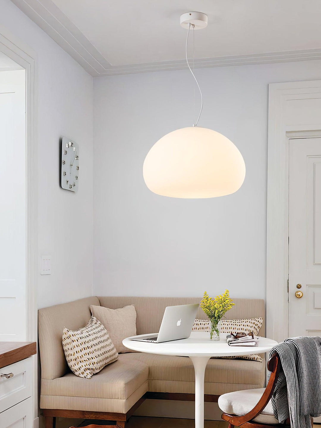 Charmante lampe suspendue à brioche cuite à la vapeur