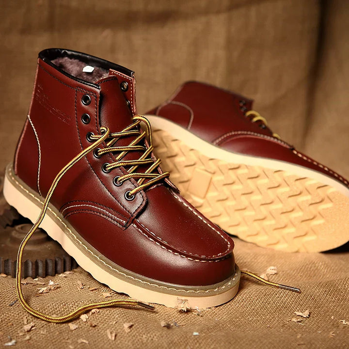 Dustin | Bottes d'hiver en cuir luxueux pour un confort optimal