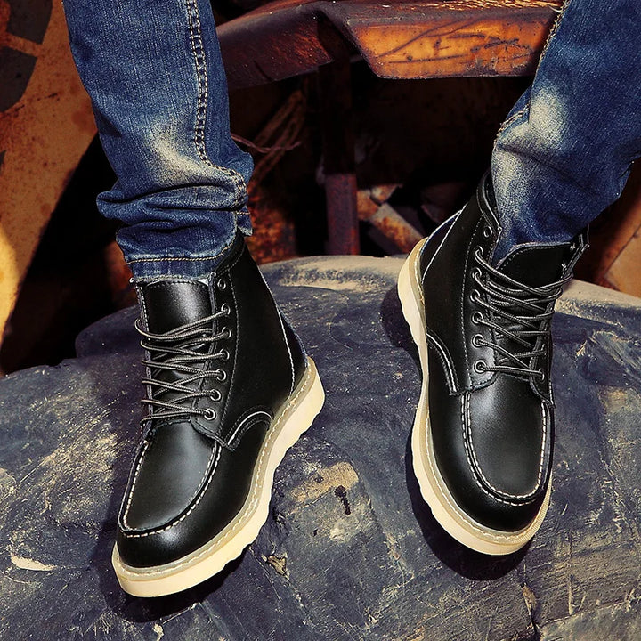 Dustin | Bottes d'hiver en cuir luxueux pour un confort optimal