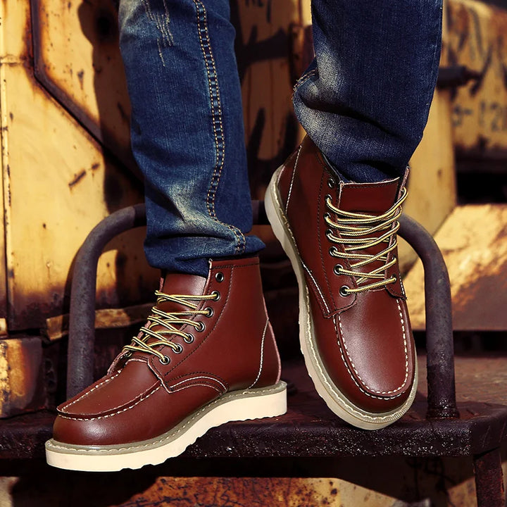 Dustin | Bottes d'hiver en cuir luxueux pour un confort optimal