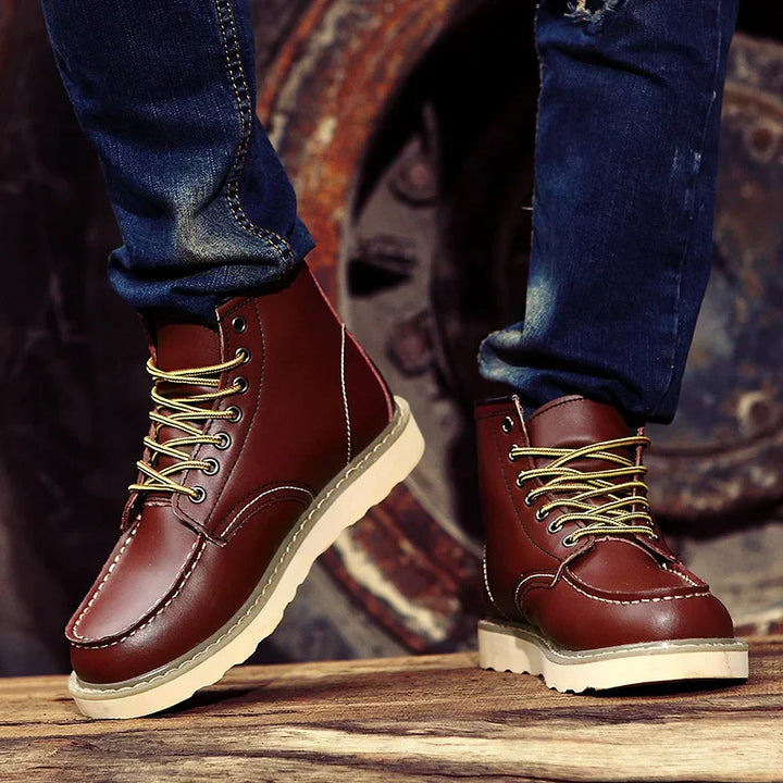 Dustin | Bottes d'hiver en cuir luxueux pour un confort optimal