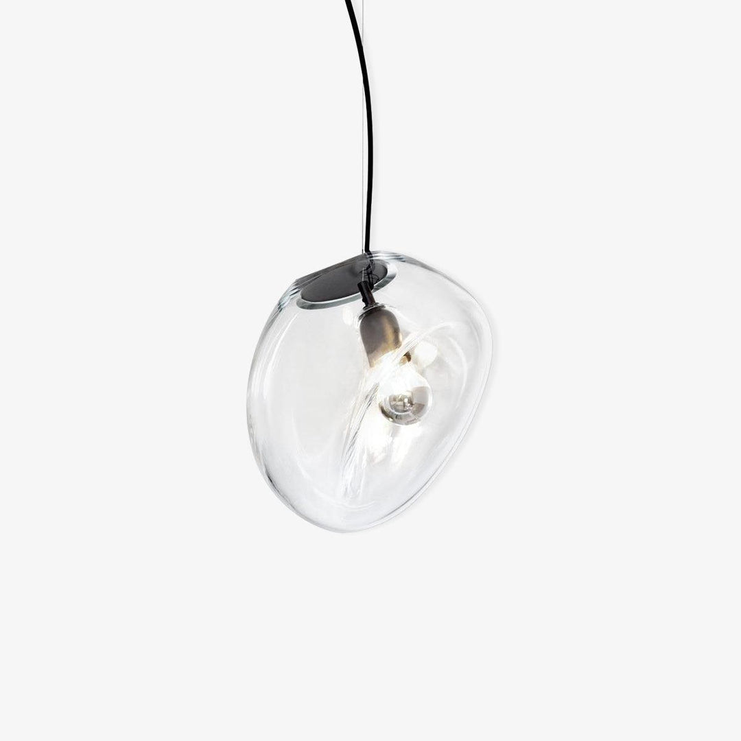 Élégante lampe suspendue en forme de goutte d'eau
