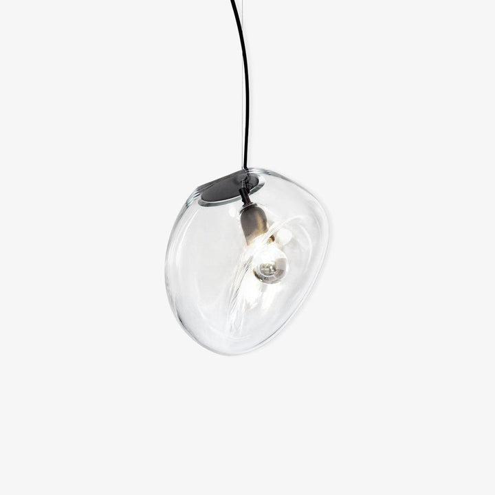 Élégante lampe suspendue en forme de goutte d'eau