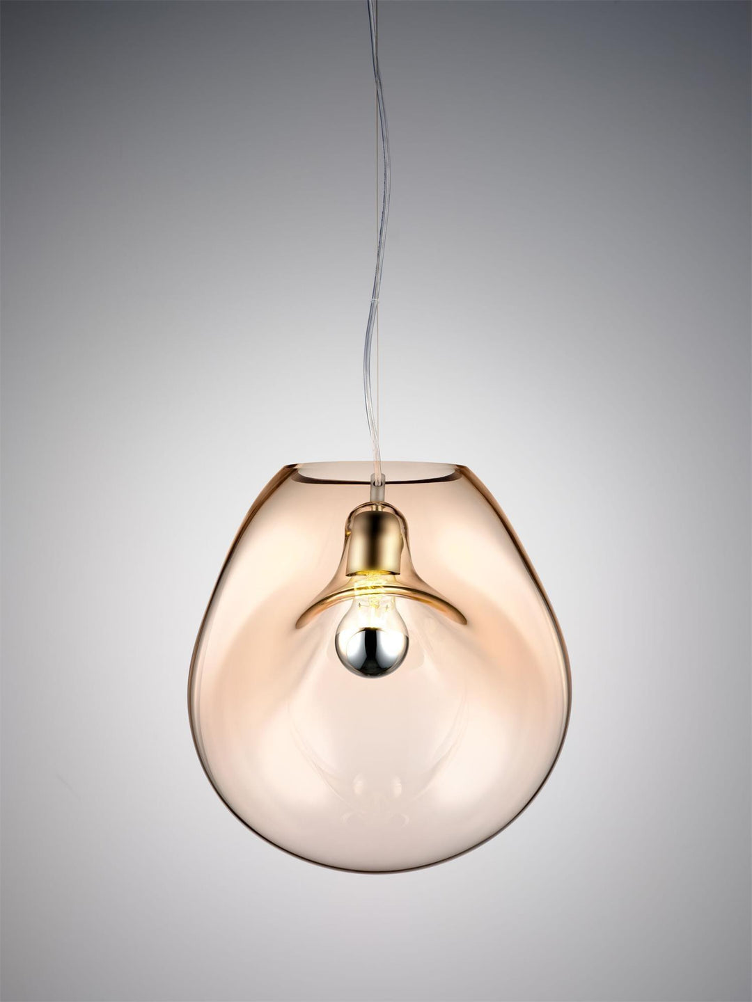 Élégante lampe suspendue en forme de goutte d'eau